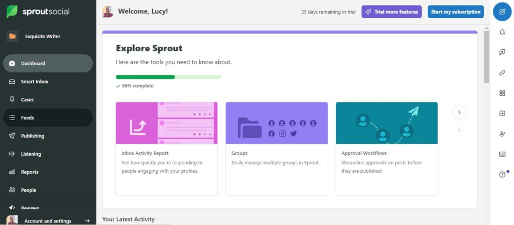 SproutSocial Publishing {Screenshot}
