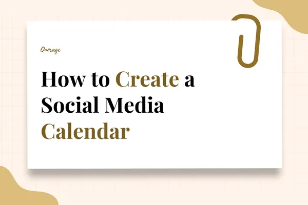 How to Create a Social Media Calendar (with Free Template & Examples)