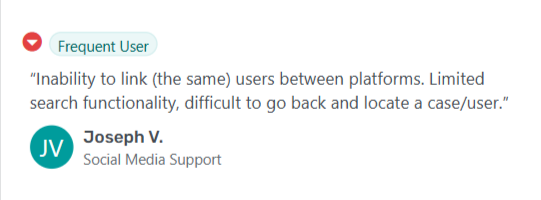 Agorapulse critcal review on Getapp.com {Screenshot}