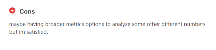 SocialInsider critical review on Getapp.com {Screenshot}