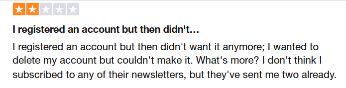 Tailwind critical review on Trustpilot {Screenshot}